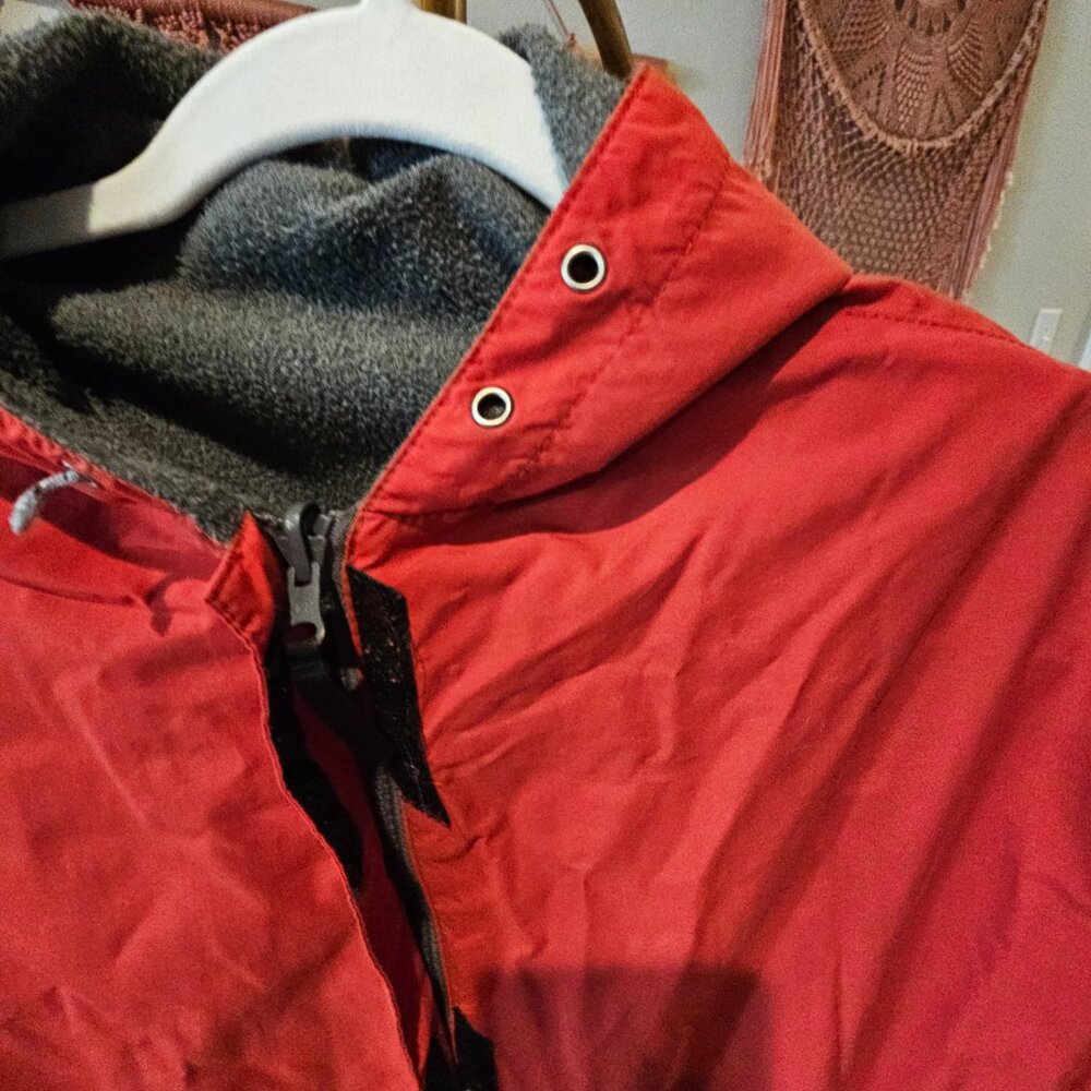 Red Zip Up Jacket - Picture 3 of 8